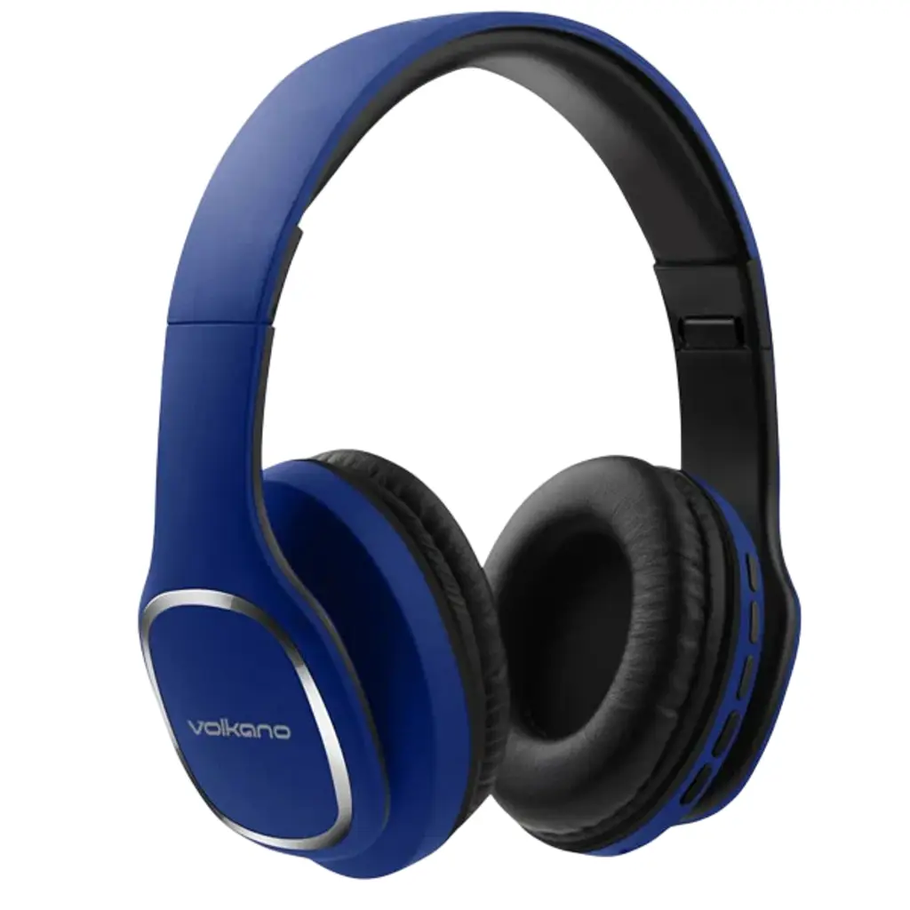 Volkano Vk-2002-Bl Phonic Series Bluetooth Headphones Blue