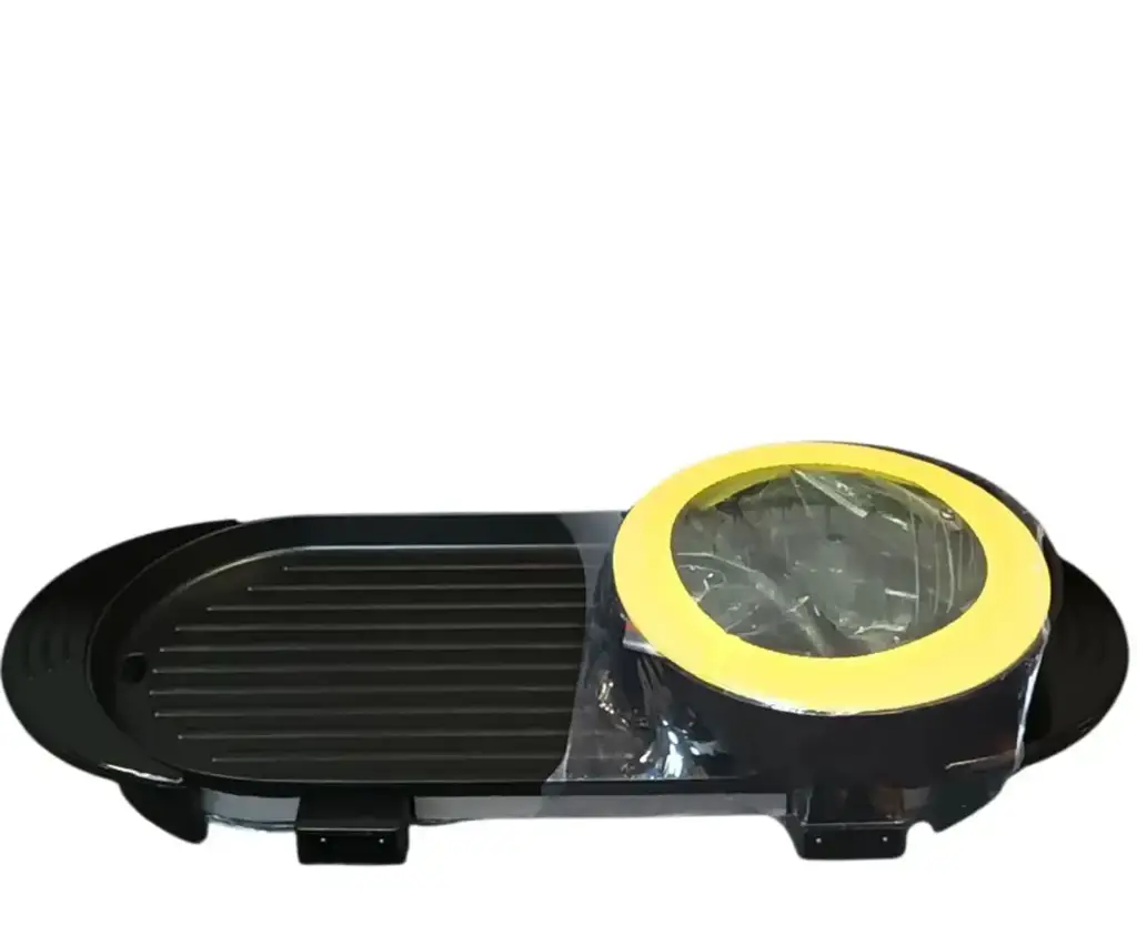Diamond Nano Non-Stick BBQ Grill with Hot-Pot (JF-K16) New - View 2