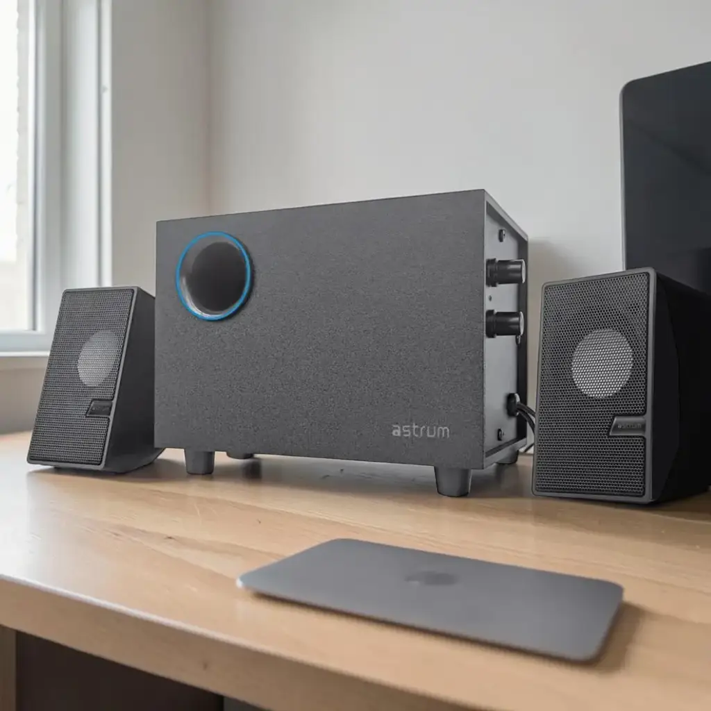 Astrum 2.1Ch Multimedia Speaker With Subwoofer, Usb Powered Sm020