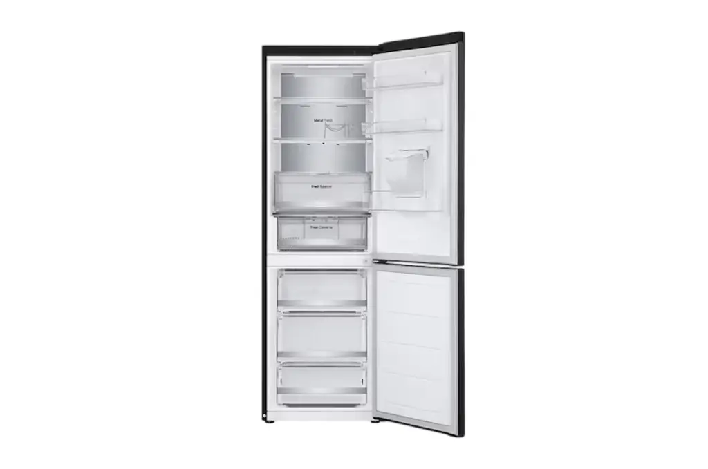 Lg 376L Blck Bottom Freezer Fridge 70Cm With Water Dispenser & Doorcooling+ - View 2