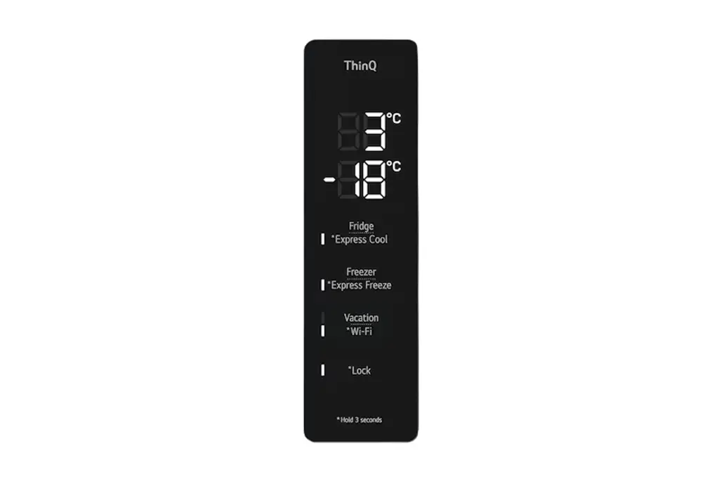 Lg 376L Blck Bottom Freezer Fridge 70Cm With Water Dispenser & Doorcooling+ - View 3