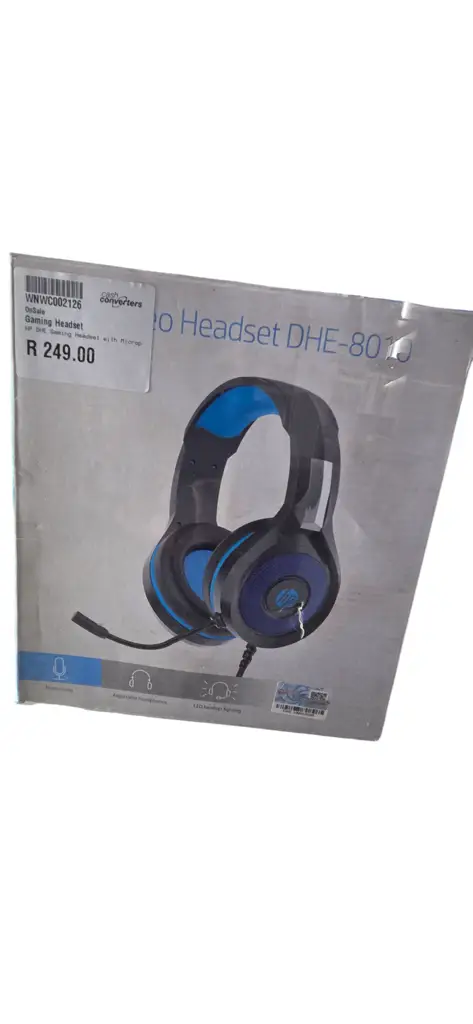 Hp Dhe-8010 Multimedia/Gaming Headset W Microphone Aux Led - View 2