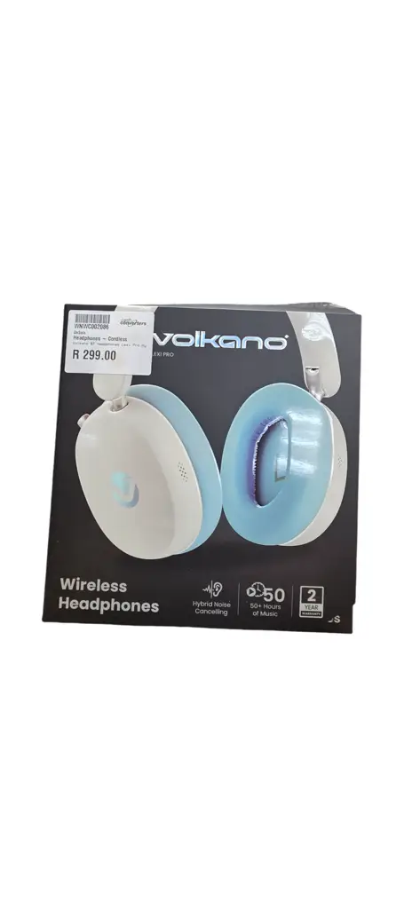 Volkano Lexi Pro Hybric Anc Headphones – Blue/Cream - View 2