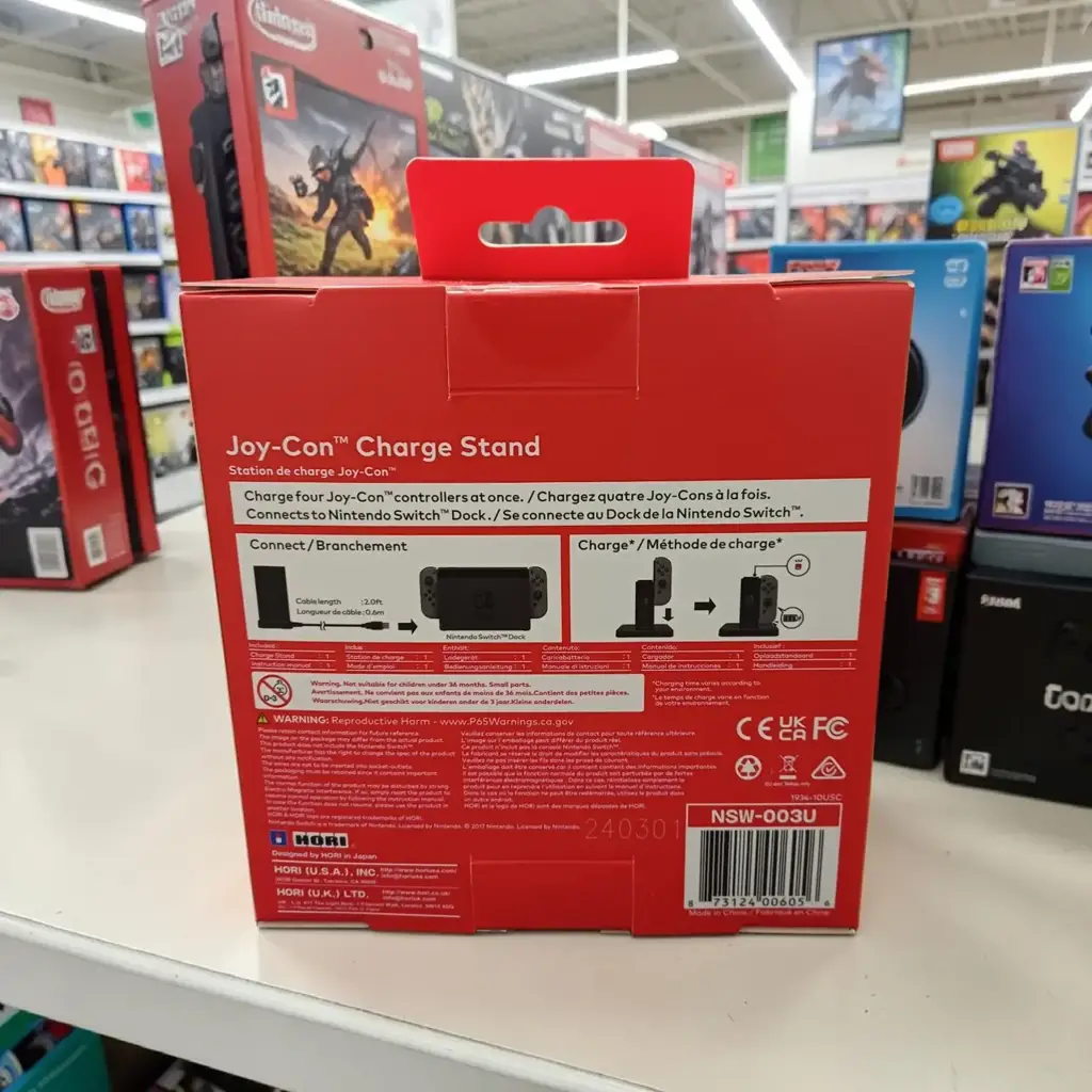 A Nintendo Switch Joy-Con Charging Station - View 2