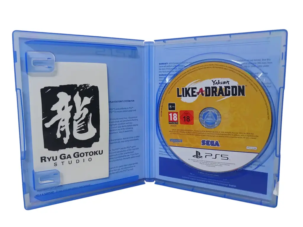 Playstation 5 Yakuza: Like A Dragon Game Disc