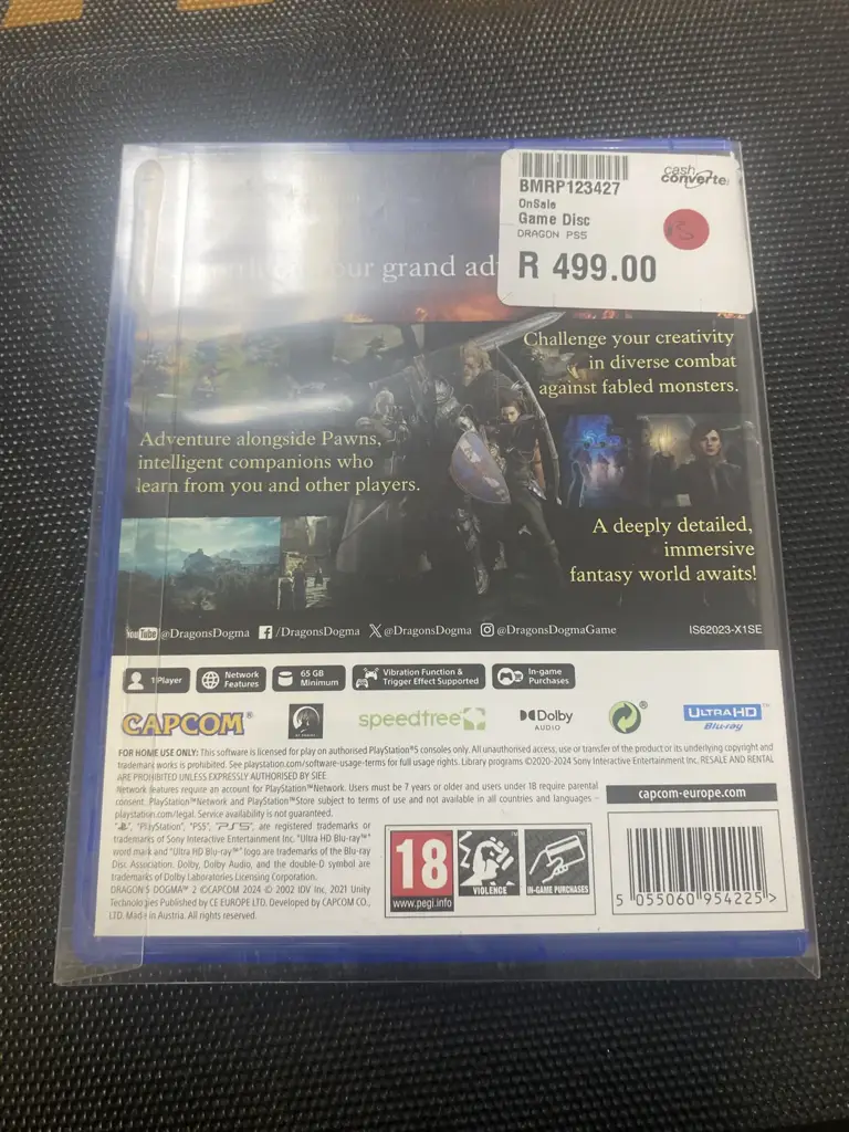 Ps5 Dragon's Dogma Ii Game