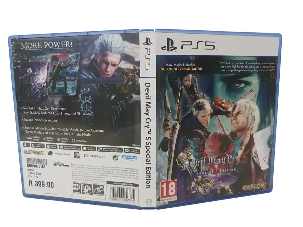 Playstation 5 Devil May Cry 5 Special Edition Game Disc - View 2