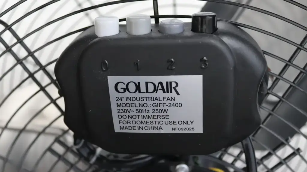Goldair Giff-2400 Industrial Floor Fan - View 4
