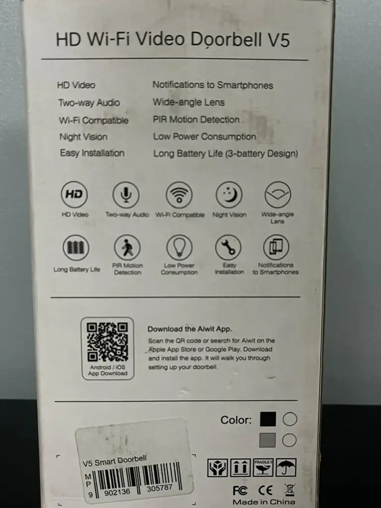 Ring Camera V5 Low Power Wifi Doorbell Wireless - View 3