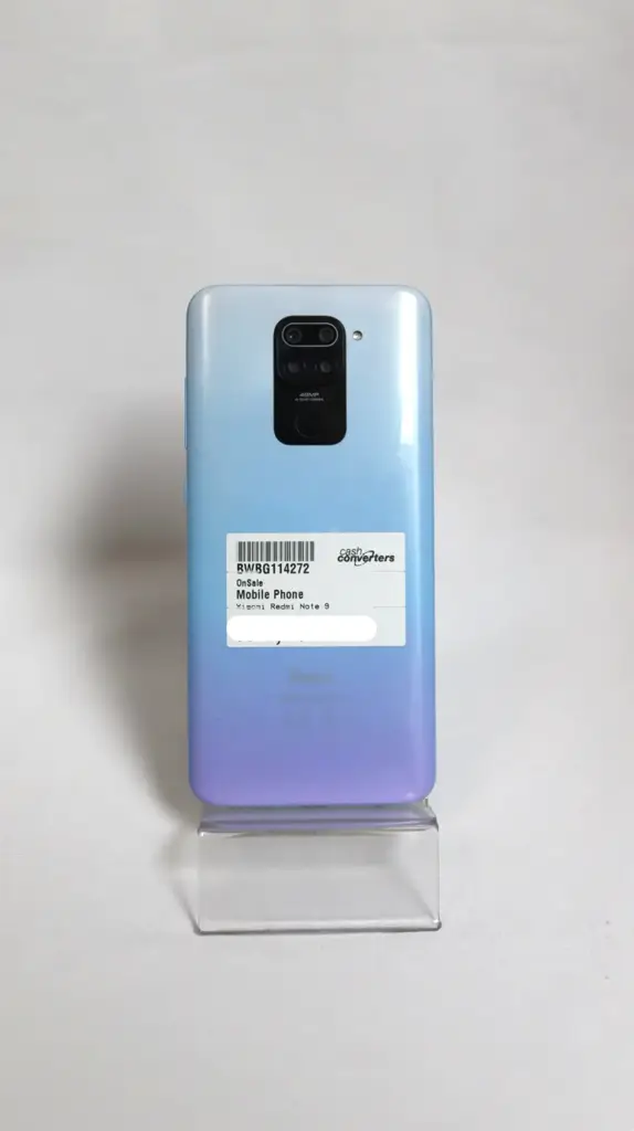 Xiaomi Redmi Note 9 Smartphone - Polar White / Gradient Blue - View 3