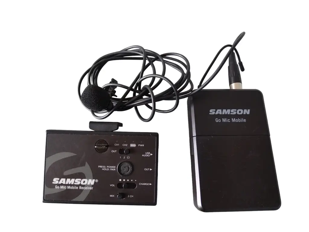 Samson Lapel Pxd2 Mobile Microphone Plus Mobile Receiver
