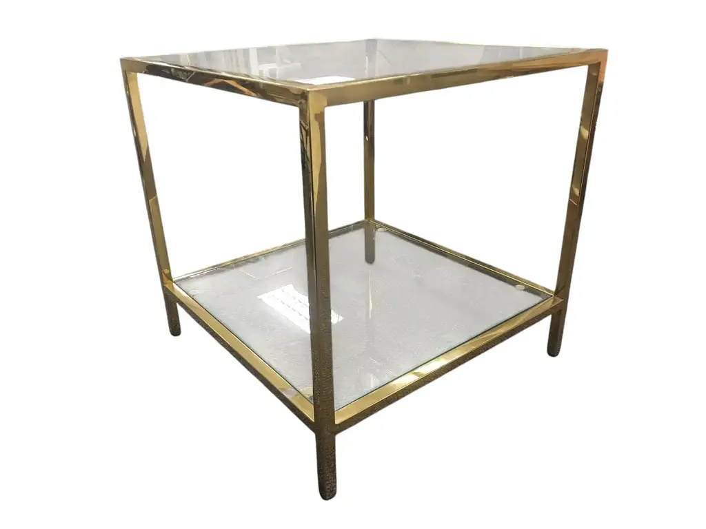 Gold Frame Coffee Table - View 2