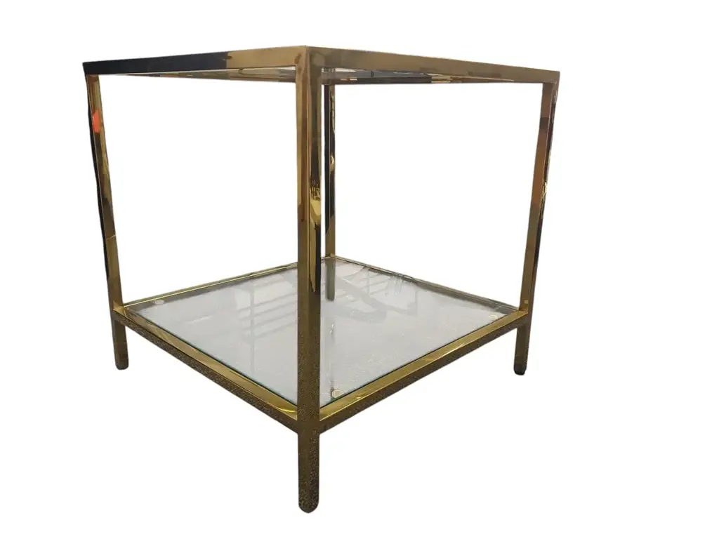 Gold Frame Coffee Table - View 4