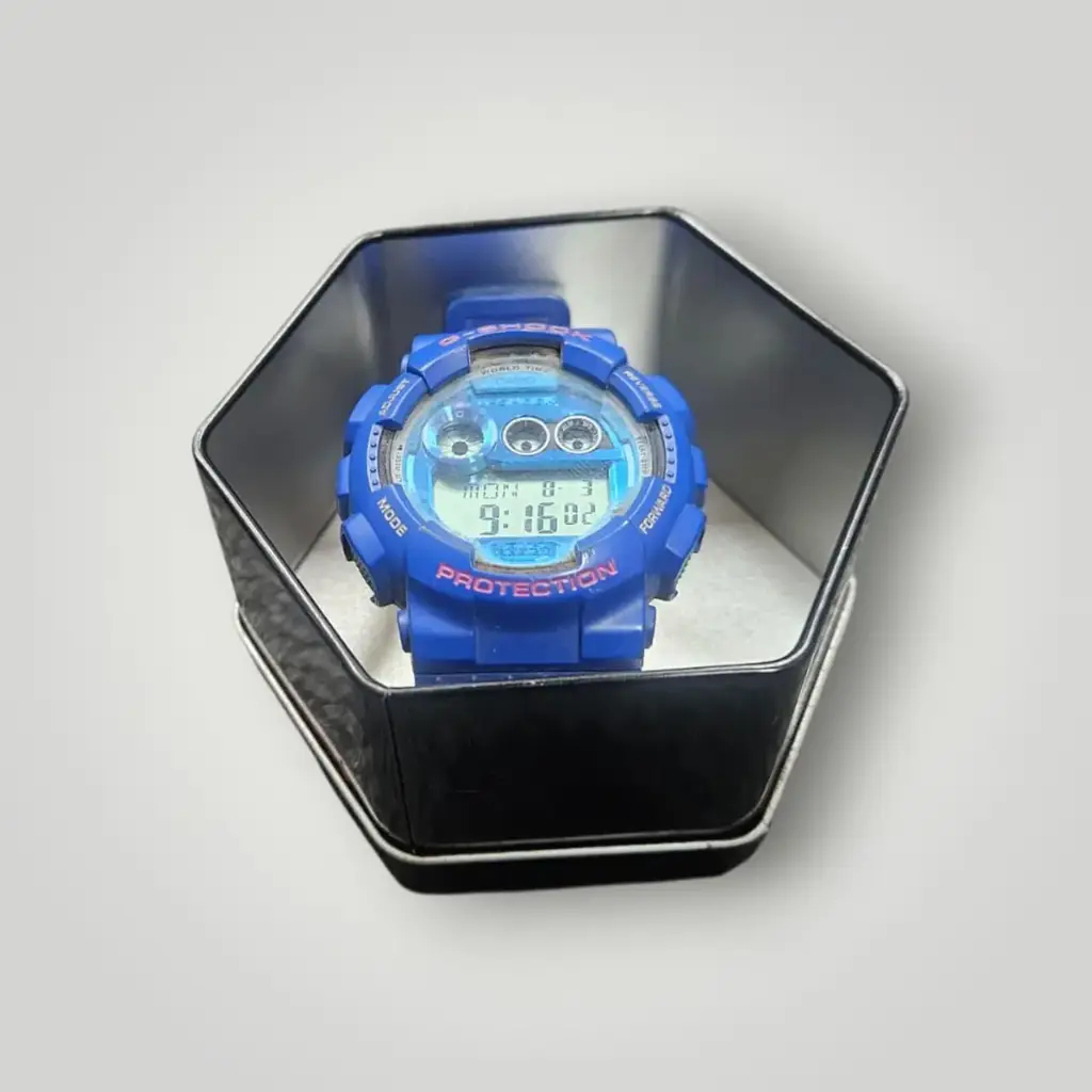 Casio G-Shock Gd-120Ts Digital Watch (Blue) - View 2