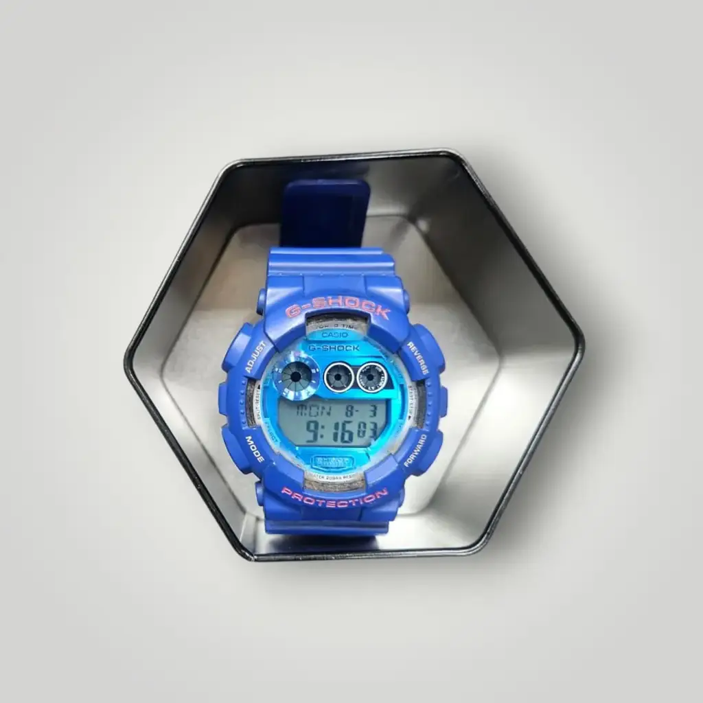 Casio G-Shock Gd-120Ts Digital Watch (Blue) - View 3