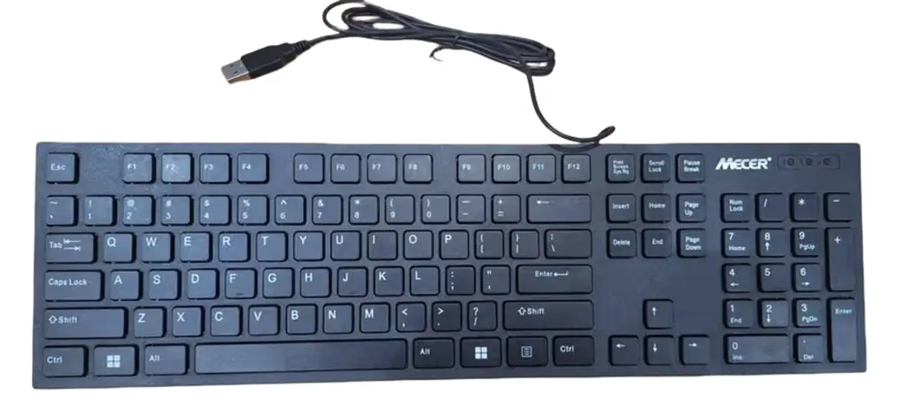 Original Mecer Wired Keyboard Mku03bk