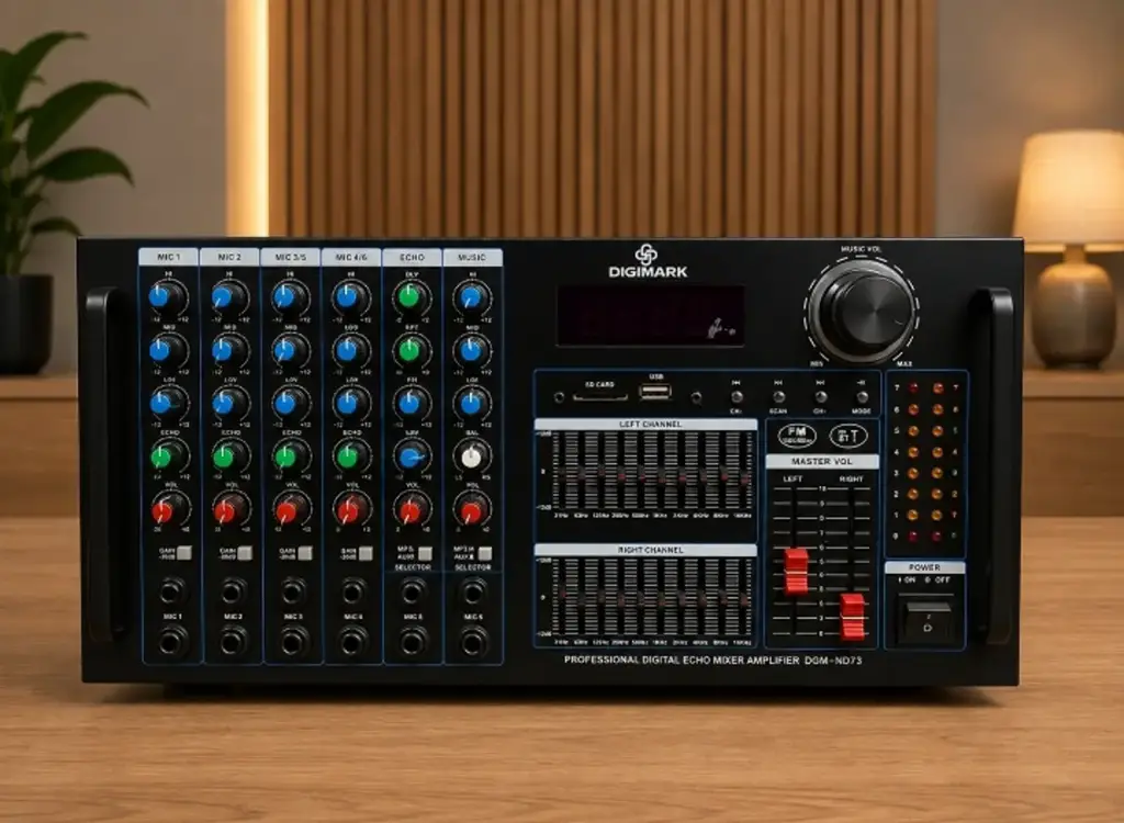 Digimark Professional Digital Echo Mixer Amplifier Dgm-Nd73
