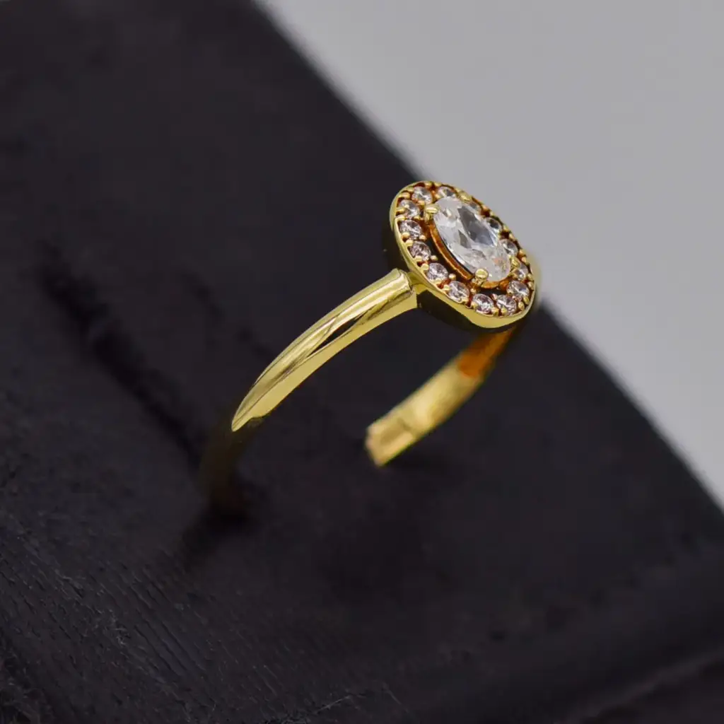 9ct Yellow Gold Dress Ring - View 2