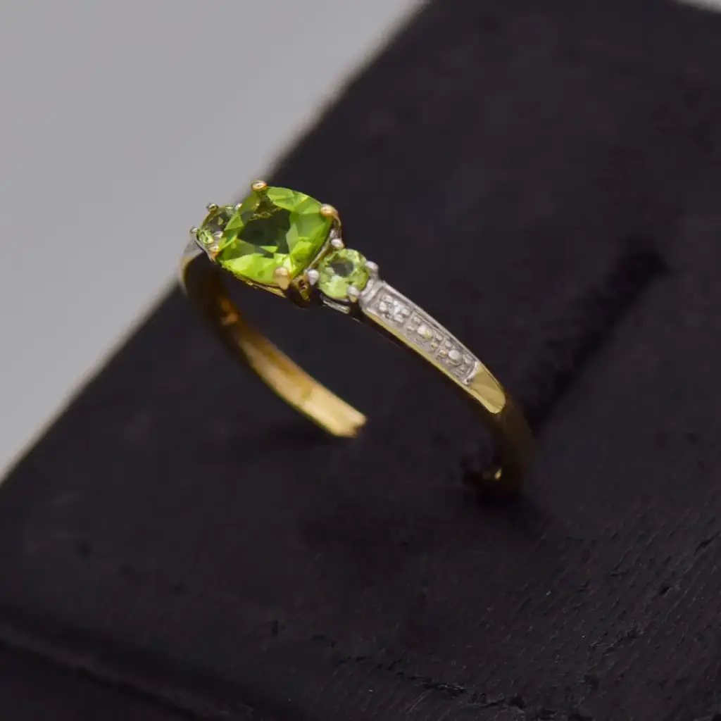 9ct Yellow Gold Dress Ring - View 3