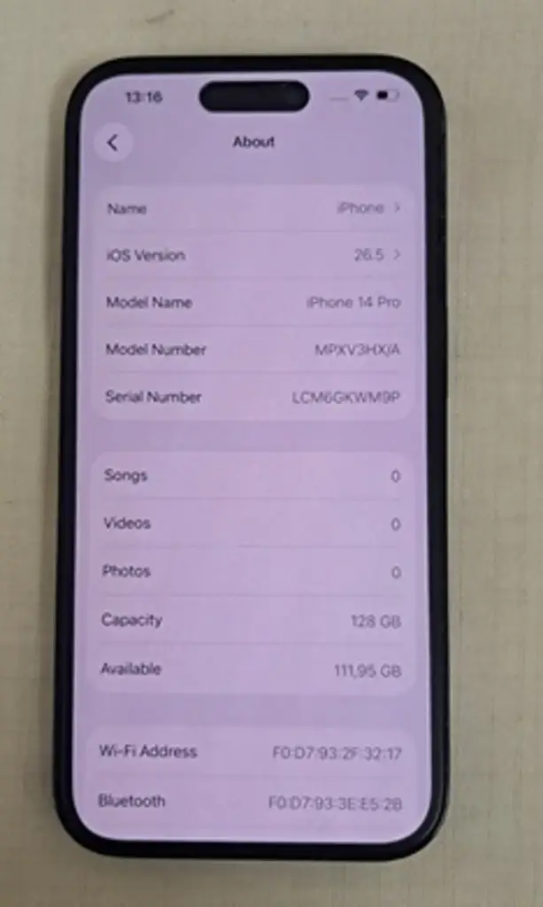 Apple Iphone 14 Pro 128Gb Mobile Phone - View 2