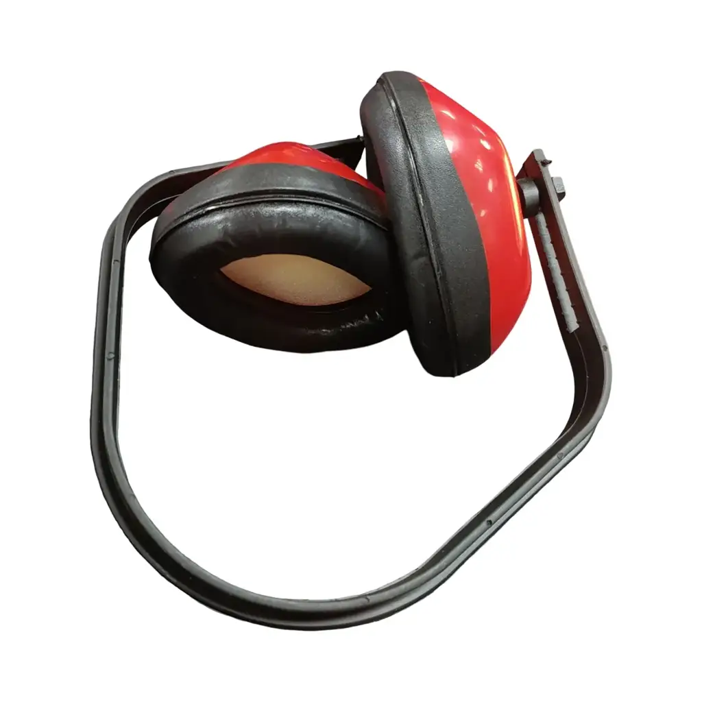 Adjustable Ear Defenders / Hearing Protectors - Red & Black - View 2