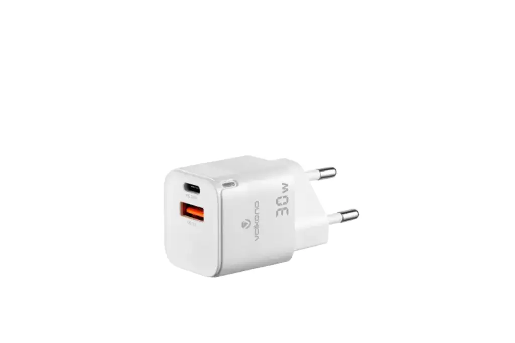 Volkano 30W Dual Usb-Ca/Usb-A Fast Charging Wall Charger - View 2