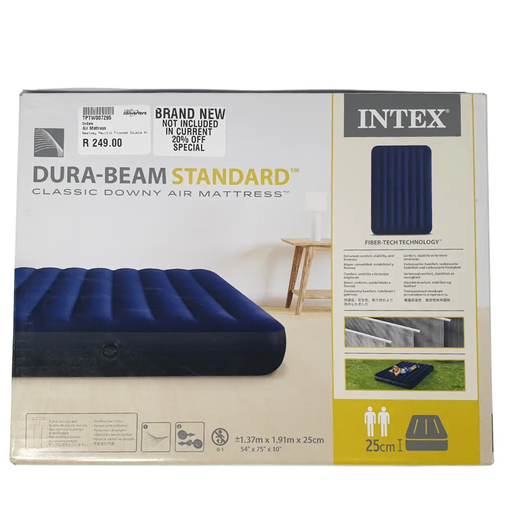 Bestway Pavillo Flocked Double Air Mattress - View 2