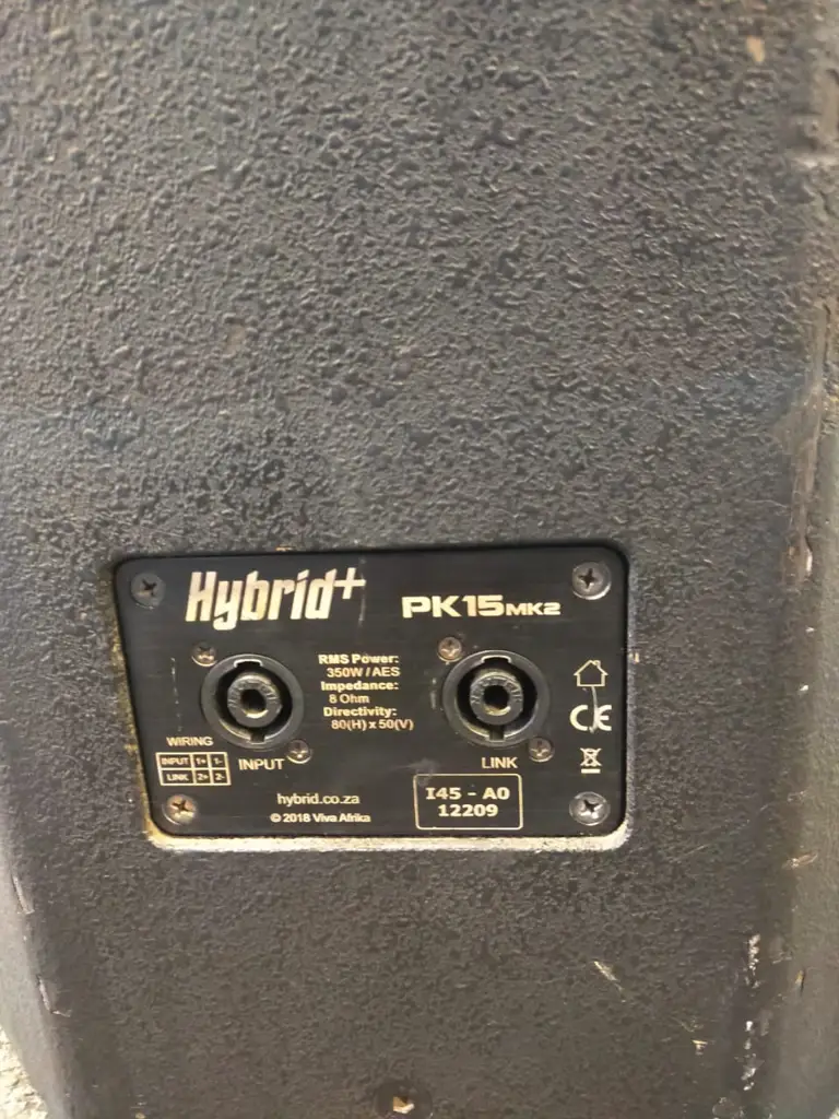 Hybrid+ Pk15 Mkii 15″ 350W Passive Speaker - View 6