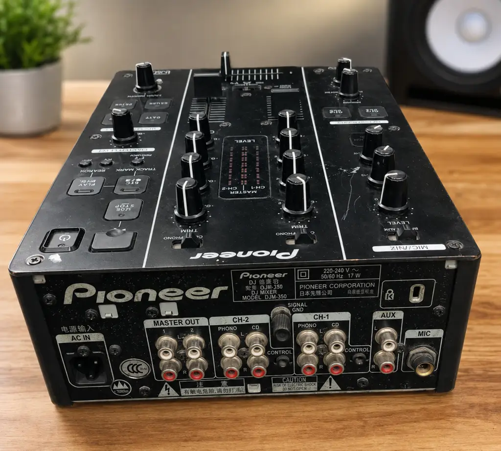 Pioneer Djm-350 2-Channel Dj Mixer – Pre-Owned