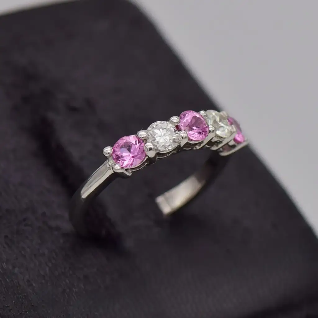 18ct White Gold Dress Ring - View 2