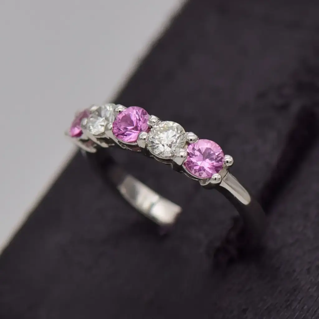 18ct White Gold Dress Ring - View 3