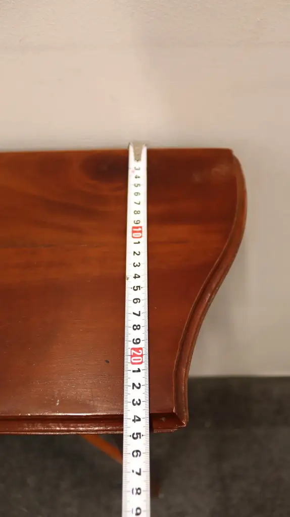 Carved Wooden Hallway Console Table - View 3