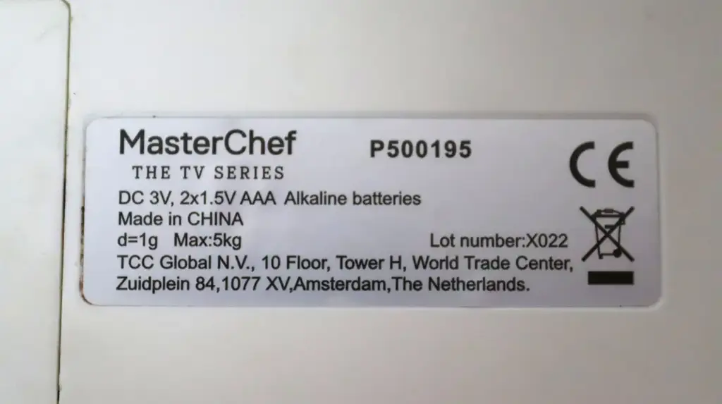 Masterchef Digital Kitchen Scale - Red (P500195) - View 4