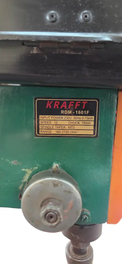 Kraft 16Mm Drill Press Rdm 1601B - View 2