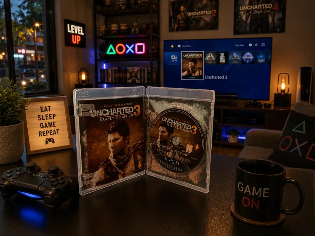 Sony Playstation 3 Uncharted 3 Drakes Deception Pre Owned
