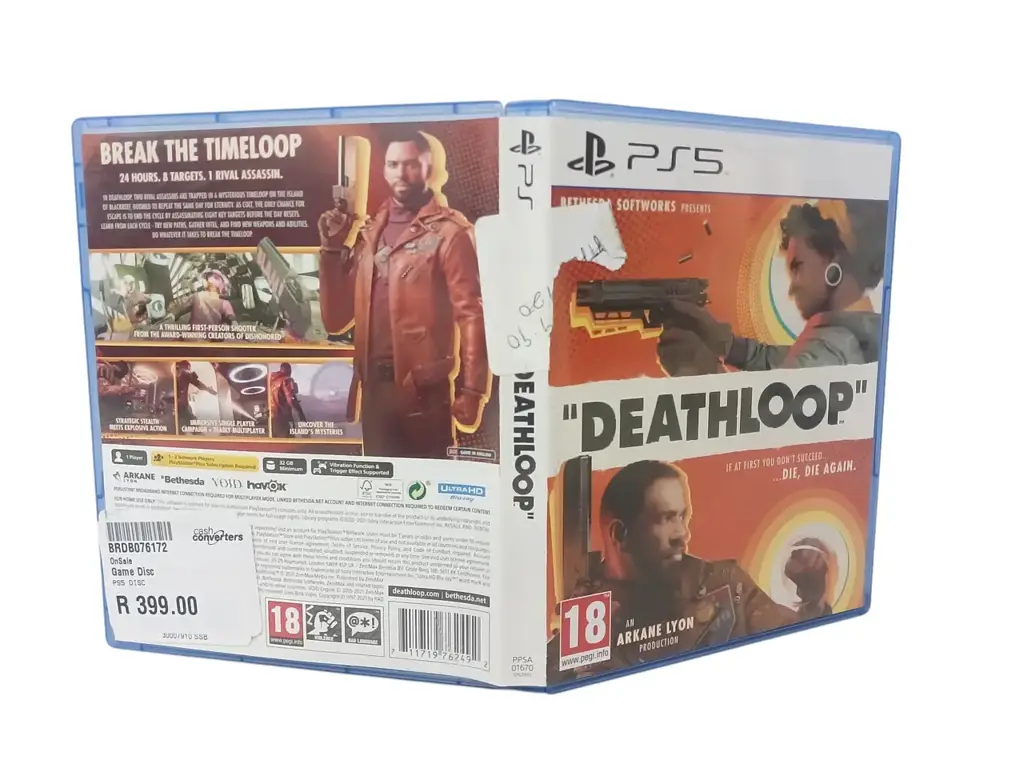 Playstation 5 Deathloop Game Disc - View 2