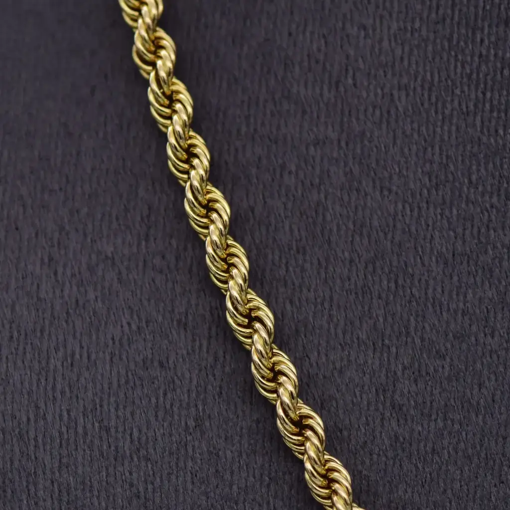 14ct Yellow Gold Necklace - View 2