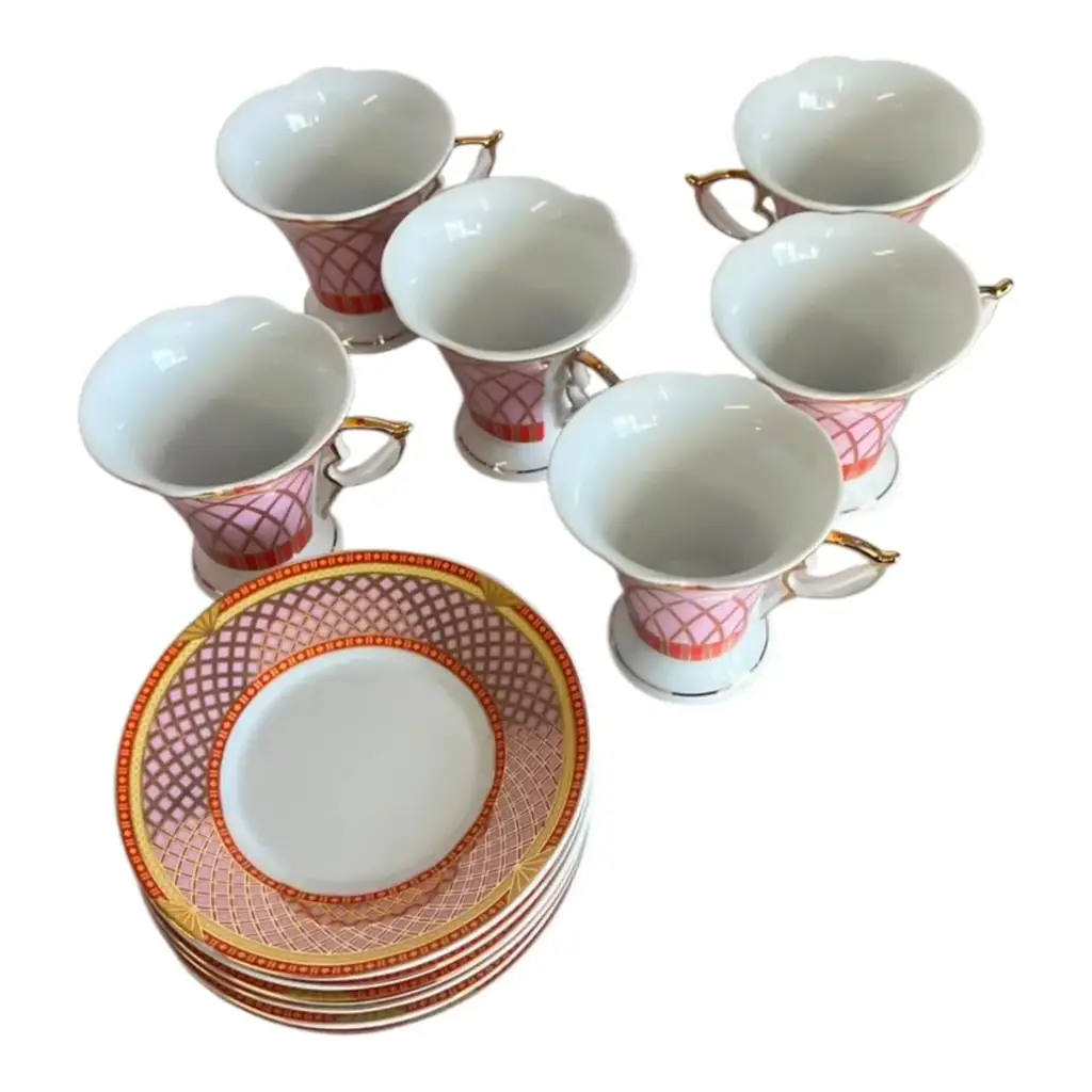 Wiesenthal Collection Set Of 6 Cups & Saucers - View 2