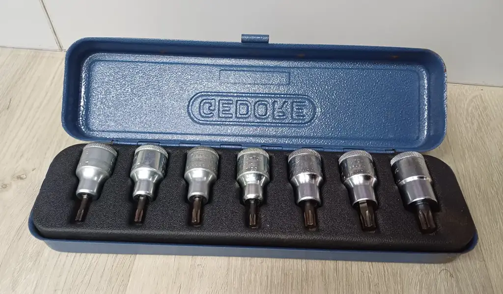 Gedore Tx 19 Ft 1/2" Drive Torx Socket Set