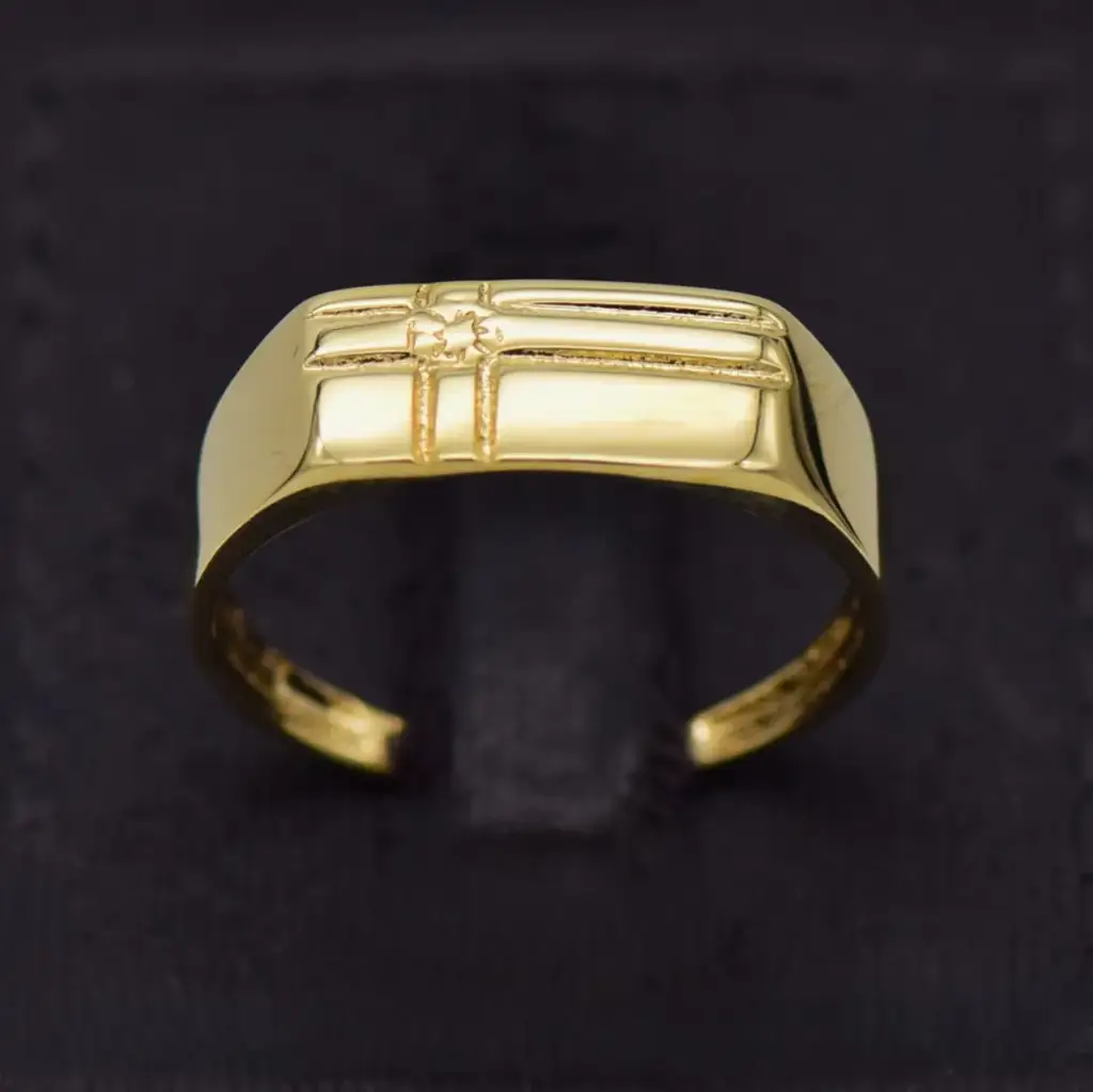 9ct Yellow Gold Men's Ring