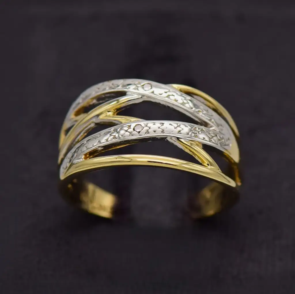 Dress Ring 9ct Yellow Gold Weight 3.26gm Size M/N 8-Cut Diamonds 0.01ct Colour LFY Clarity SI Condition: Excellent Valuation Value: R 10,950 Valuation Certificate Available