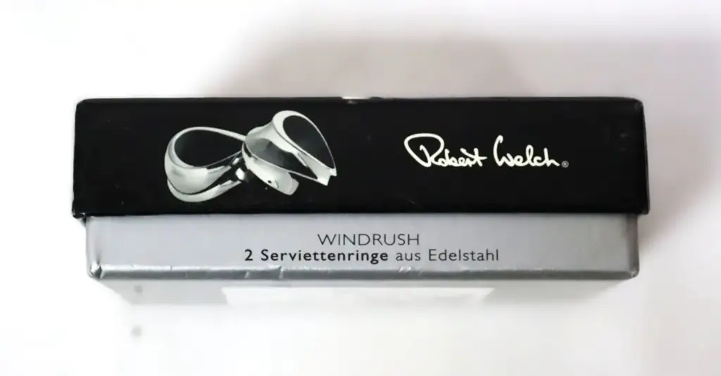 Robert Welch Windrush Stainless Steel Napkin Rings Set Of 2 - View 2
