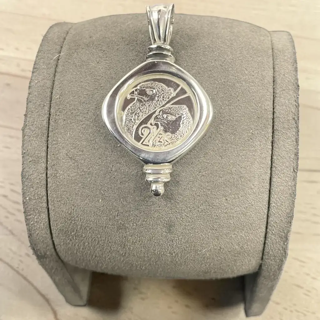 925 2 1/2 Cent Pendant Coin