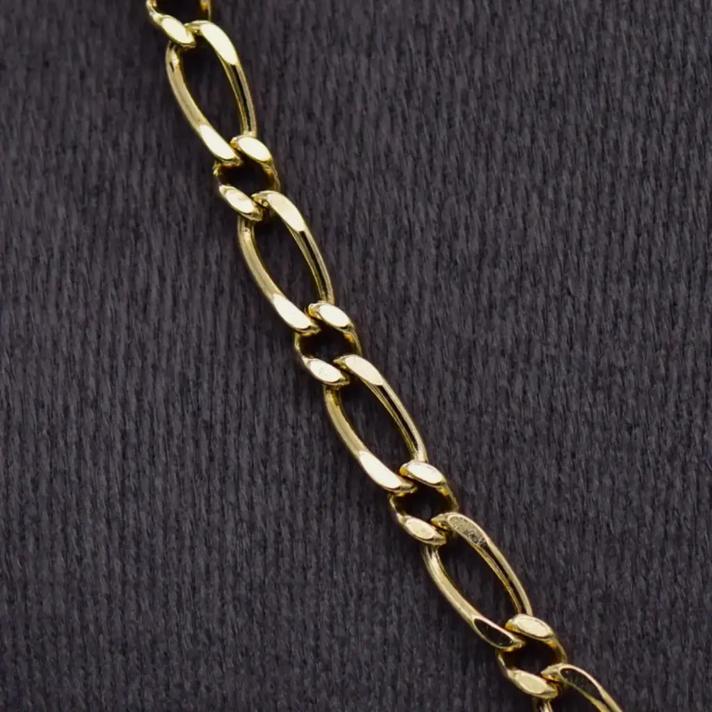 9ct Yellow Gold Chain Fancy-Link - View 2