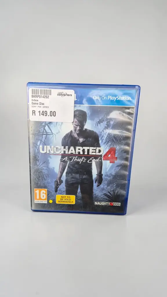 Uncharted 4: A Thief's End For Playstation 4,