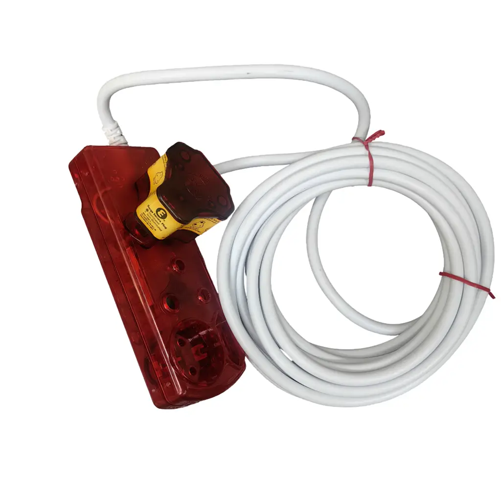 Ellies Fbwpx4/5 Surge Secure Protected 4-Way Extension Cord 5M - View 2