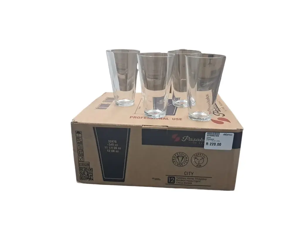 Pasabahce Glassware - 340Ml City Tumblers ( Box Of 12)