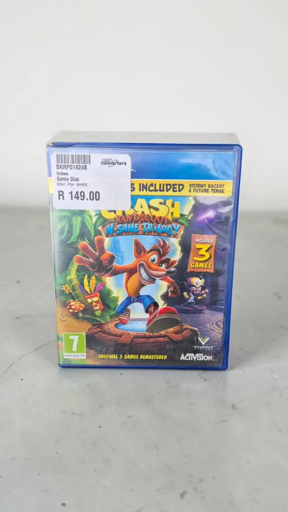 Crash Bandicoot N. Sane Trilogy (Ps4)