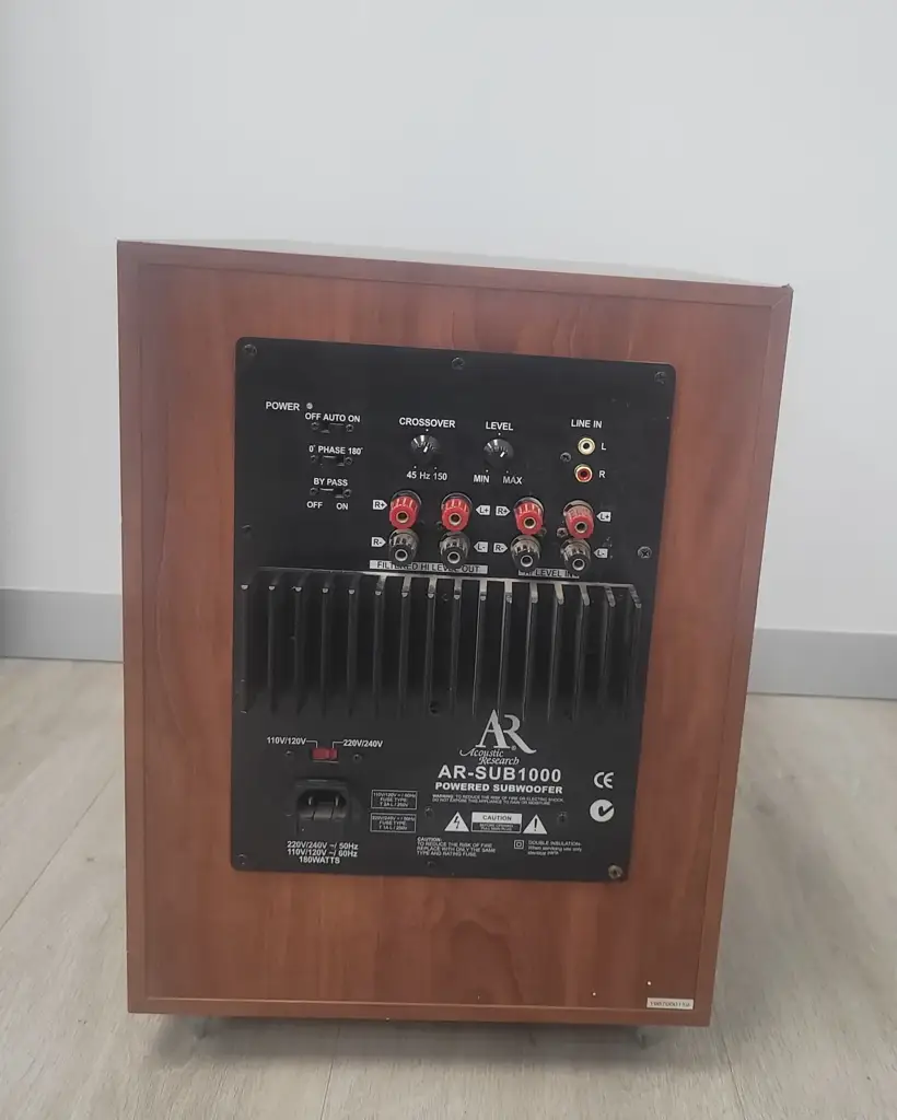 Acoustic Research Ar Sub 1000 Active Subwoofer - View 2