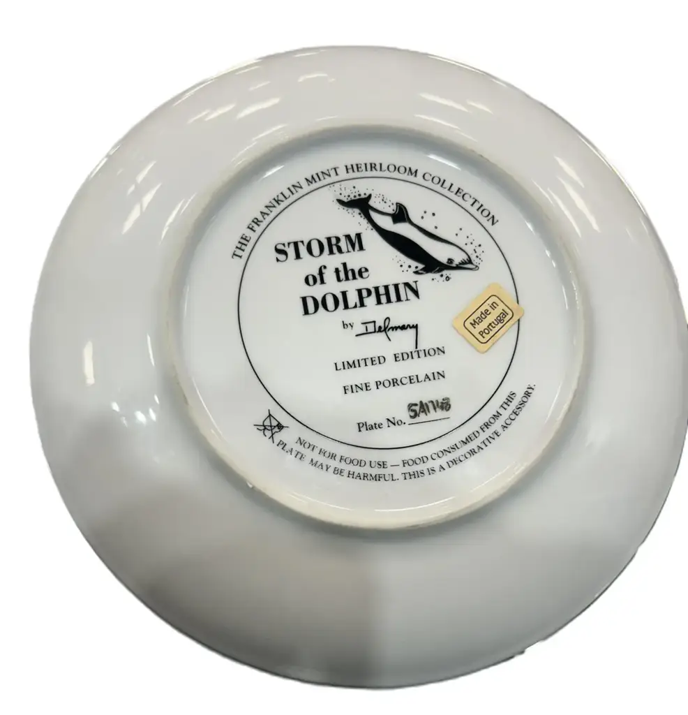 Storm Of The Dolphin – Limited Edition Display Plate - View 2